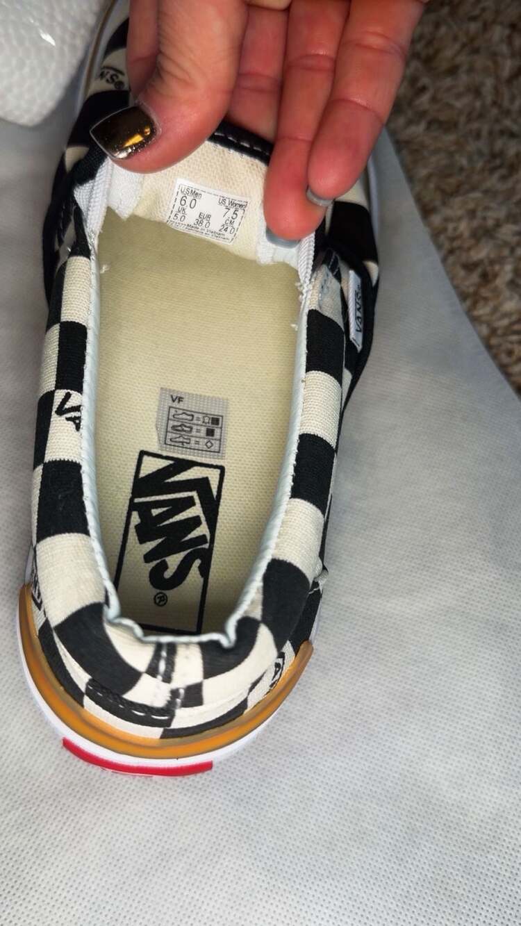 Vans Women’s Slip-On Checkerboard Platform Shoes-NEW!!! Size 8 - Picture 5 of 5